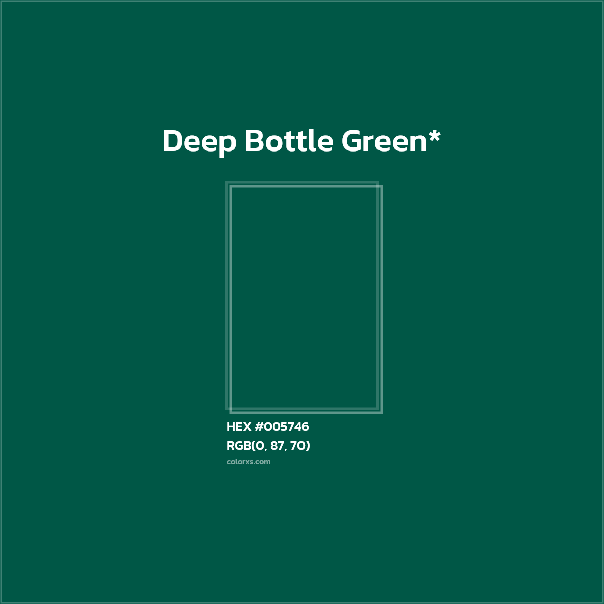 HEX #005746 Color Name, Color Code, Palettes, Similar Paints, Images