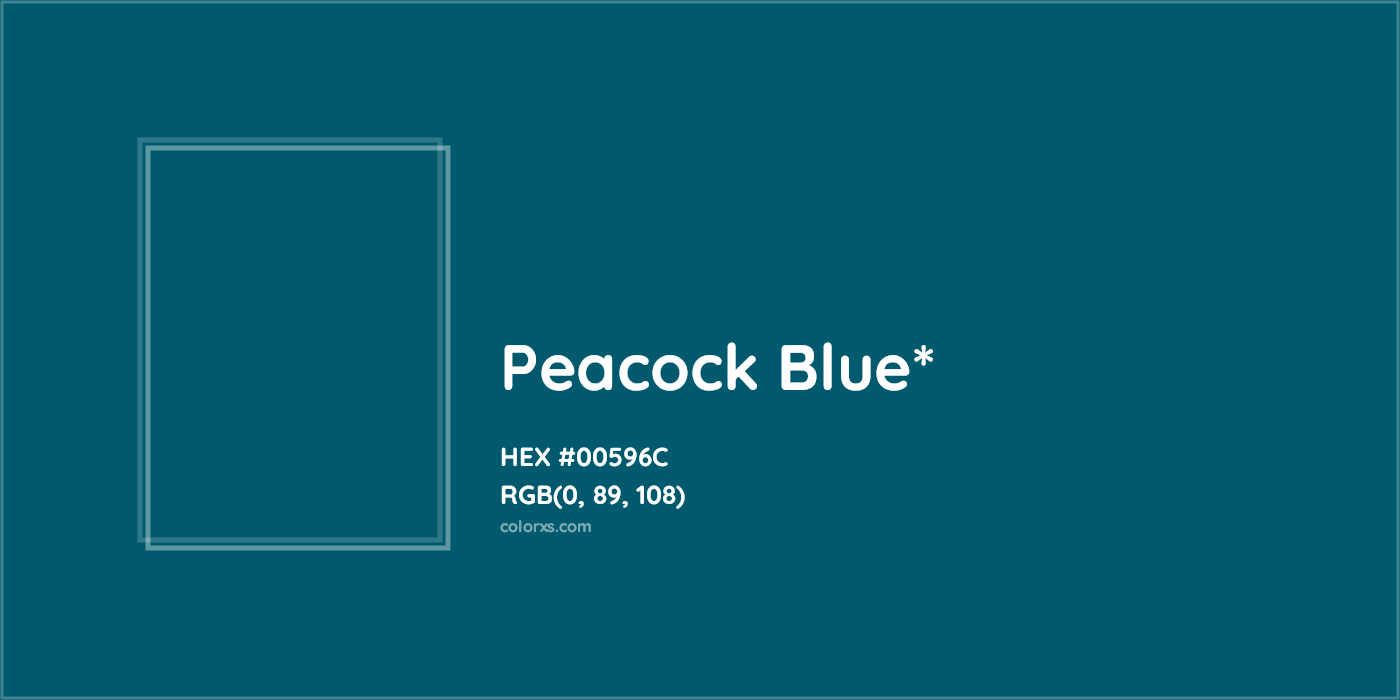 HEX #00596C Color Name, Color Code, Palettes, Similar Paints, Images