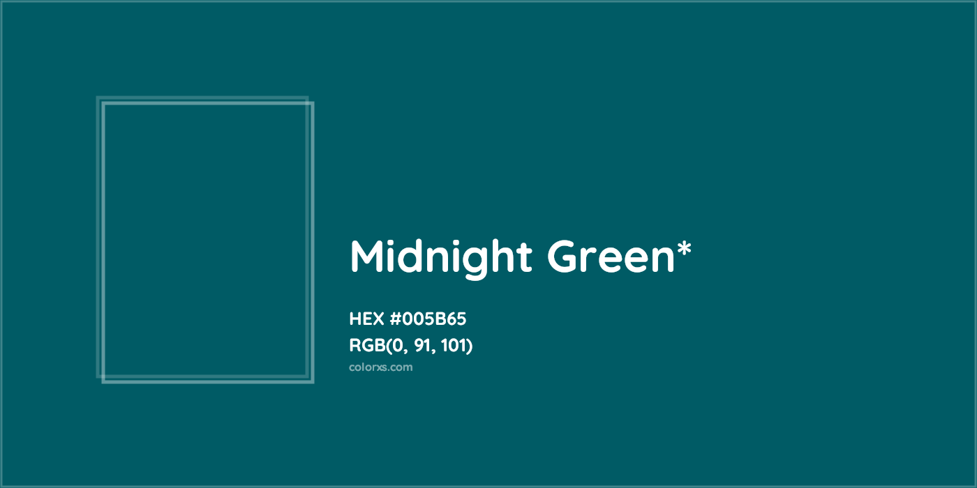 HEX #005B65 Color Name, Color Code, Palettes, Similar Paints, Images