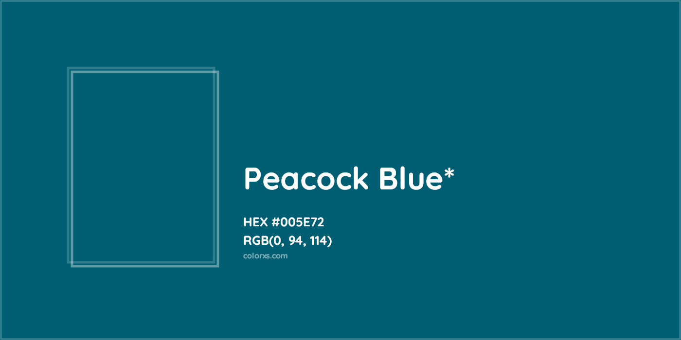 HEX #005E72 Color Name, Color Code, Palettes, Similar Paints, Images