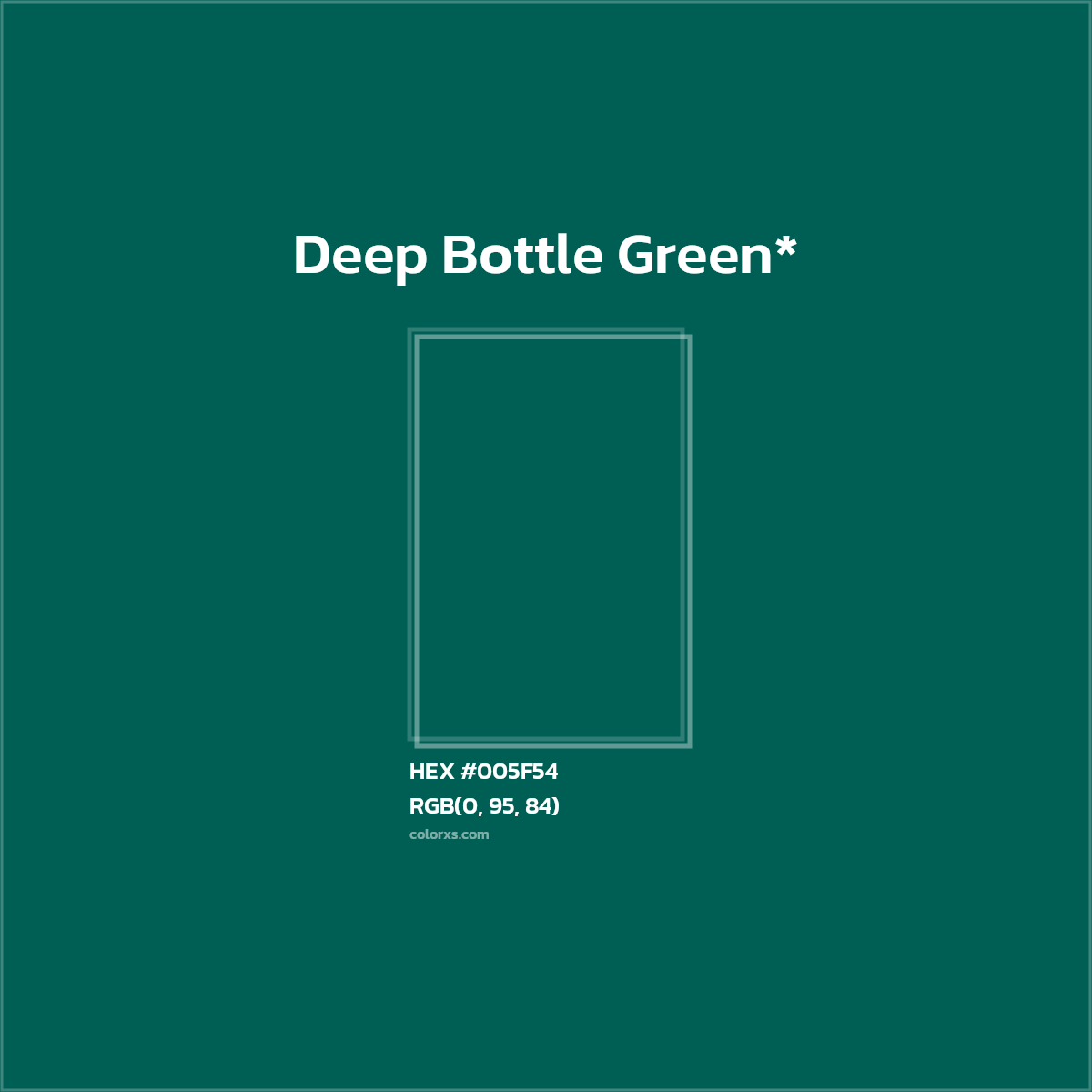 HEX #005F54 Color Name, Color Code, Palettes, Similar Paints, Images