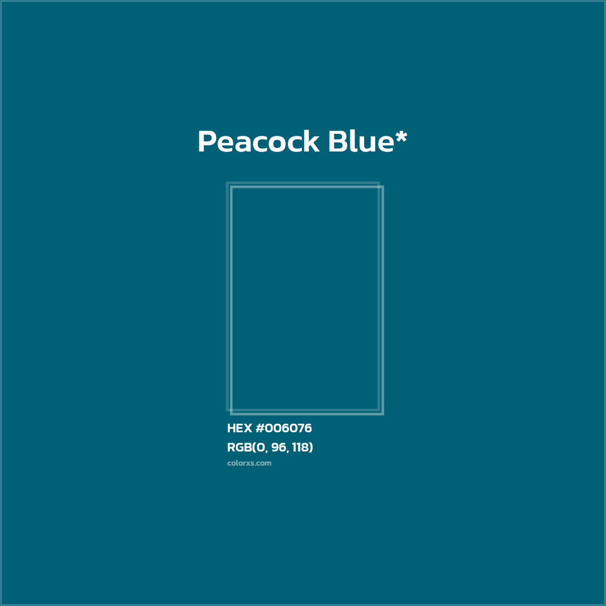HEX #006076 Color Name, Color Code, Palettes, Similar Paints, Images