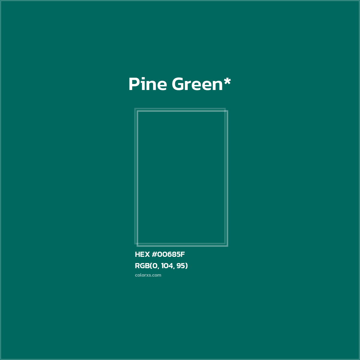 HEX #00685F Color Name, Color Code, Palettes, Similar Paints, Images