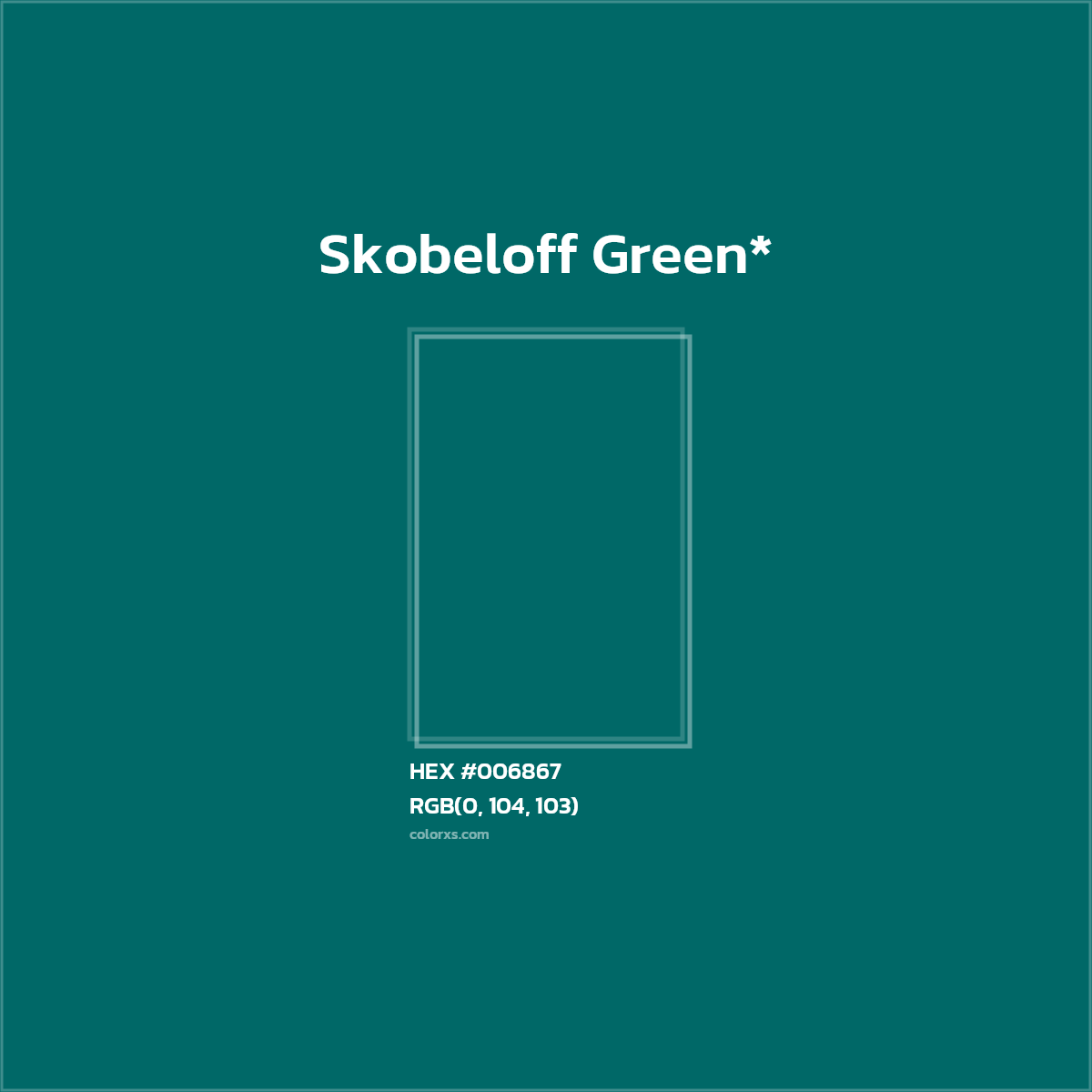 HEX #006867 Color Name, Color Code, Palettes, Similar Paints, Images