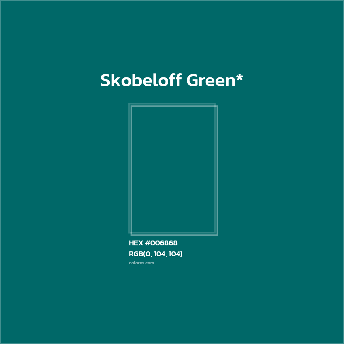 HEX #006868 Color Name, Color Code, Palettes, Similar Paints, Images