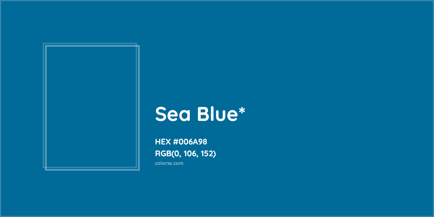 HEX #006A98 Color Name, Color Code, Palettes, Similar Paints, Images