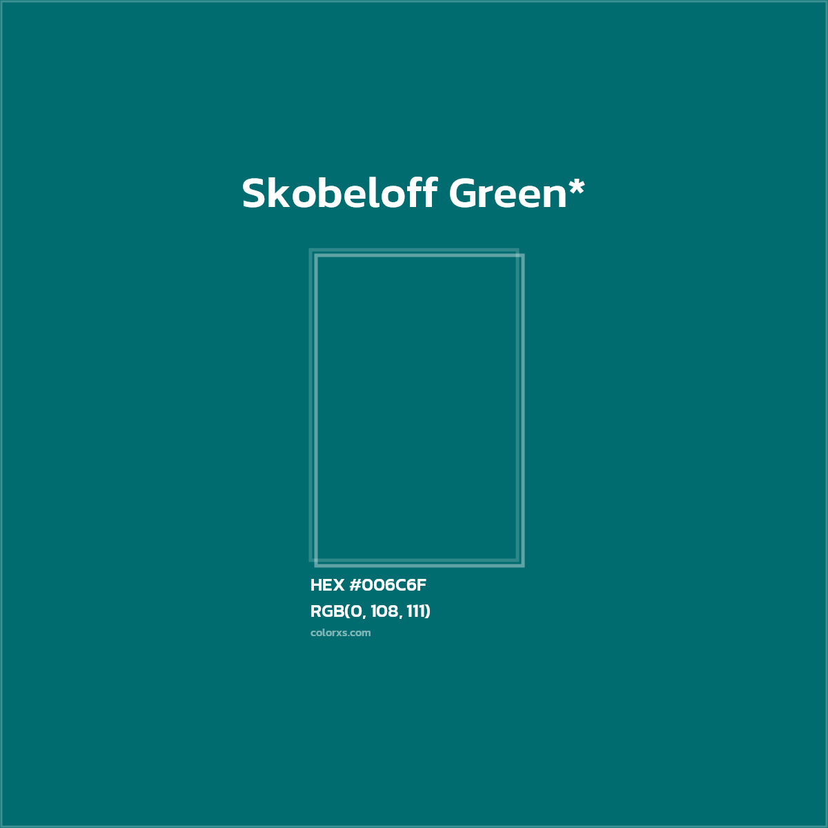 HEX #006C6F Color Name, Color Code, Palettes, Similar Paints, Images
