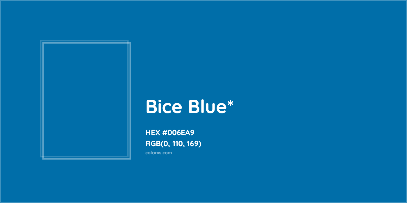 HEX #006EA9 Color Name, Color Code, Palettes, Similar Paints, Images