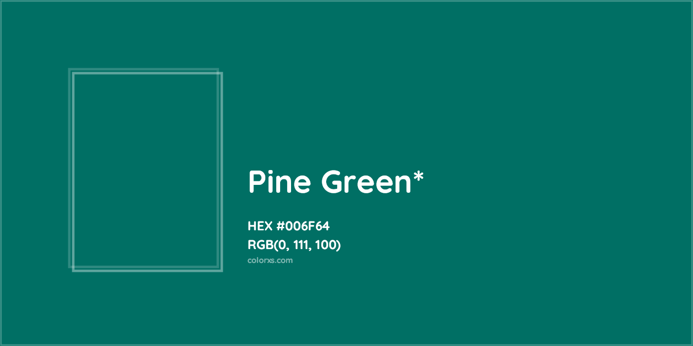 HEX #006F64 Color Name, Color Code, Palettes, Similar Paints, Images