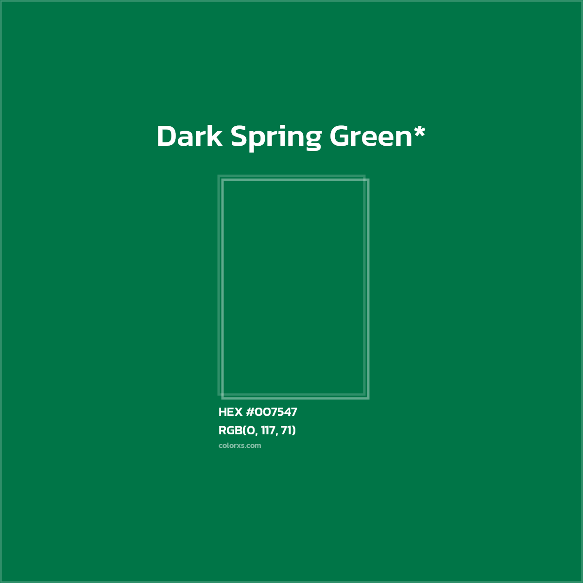 HEX #007547 Color Name, Color Code, Palettes, Similar Paints, Images