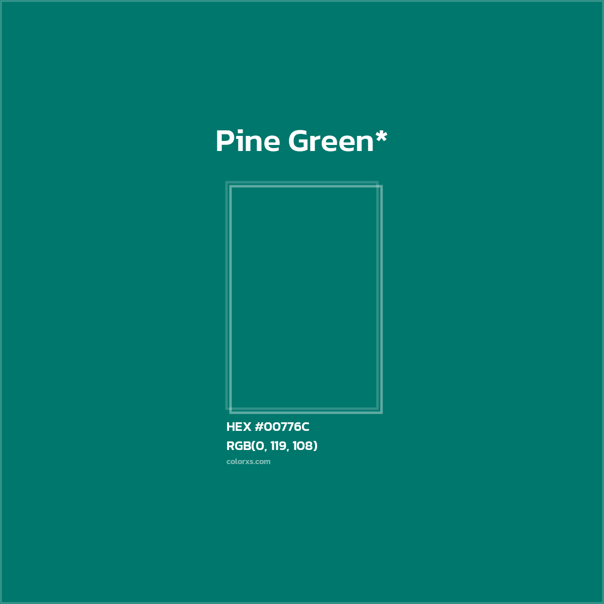 HEX #00776C Color Name, Color Code, Palettes, Similar Paints, Images