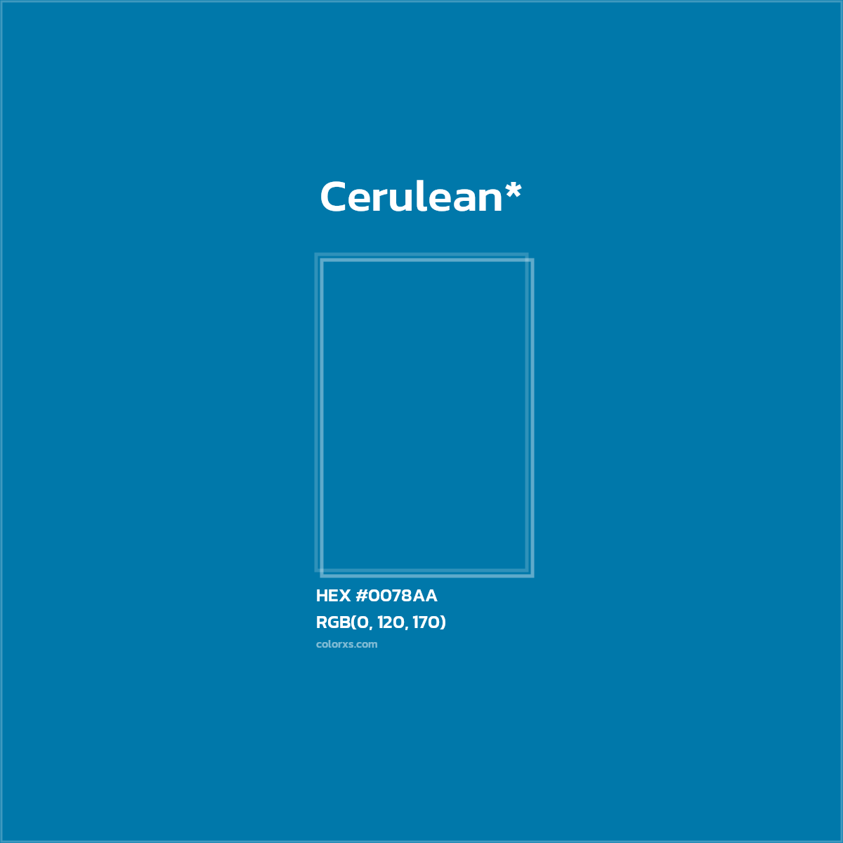 HEX #0078AA Color Name, Color Code, Palettes, Similar Paints, Images