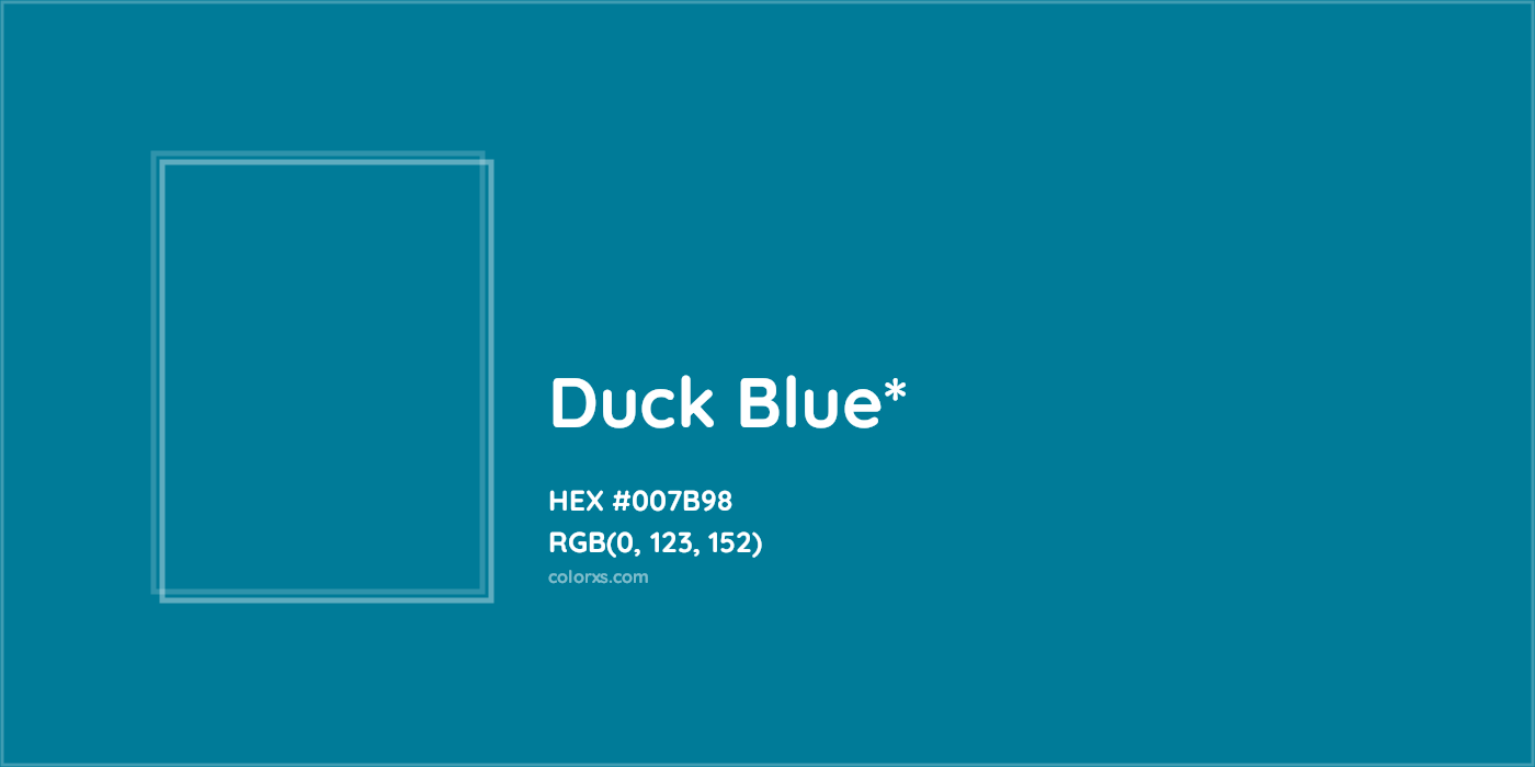 HEX #007B98 Color Name, Color Code, Palettes, Similar Paints, Images