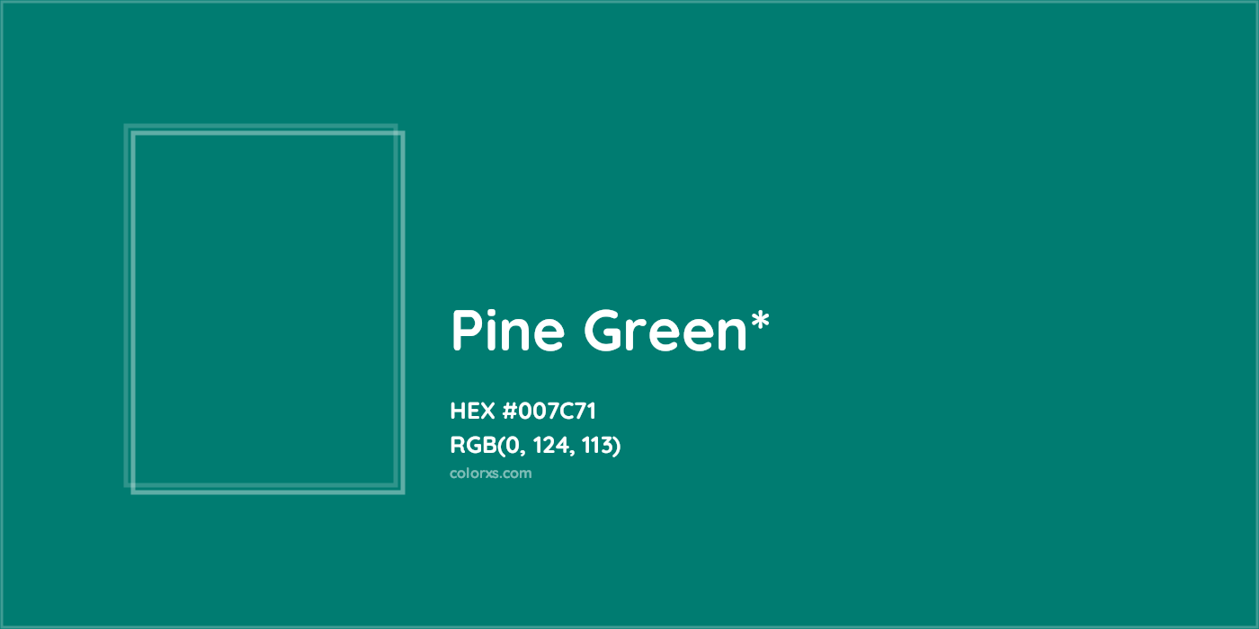 HEX #007C71 Color Name, Color Code, Palettes, Similar Paints, Images