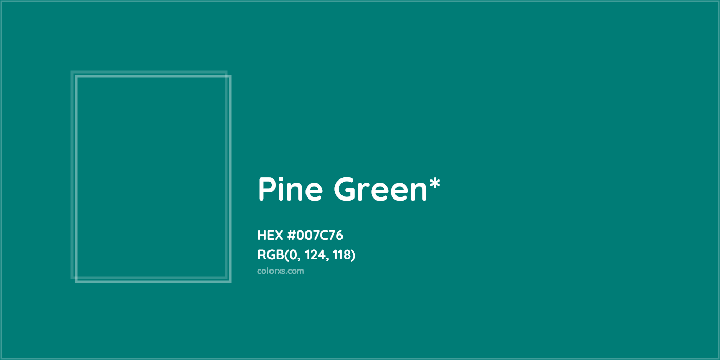HEX #007C76 Color Name, Color Code, Palettes, Similar Paints, Images