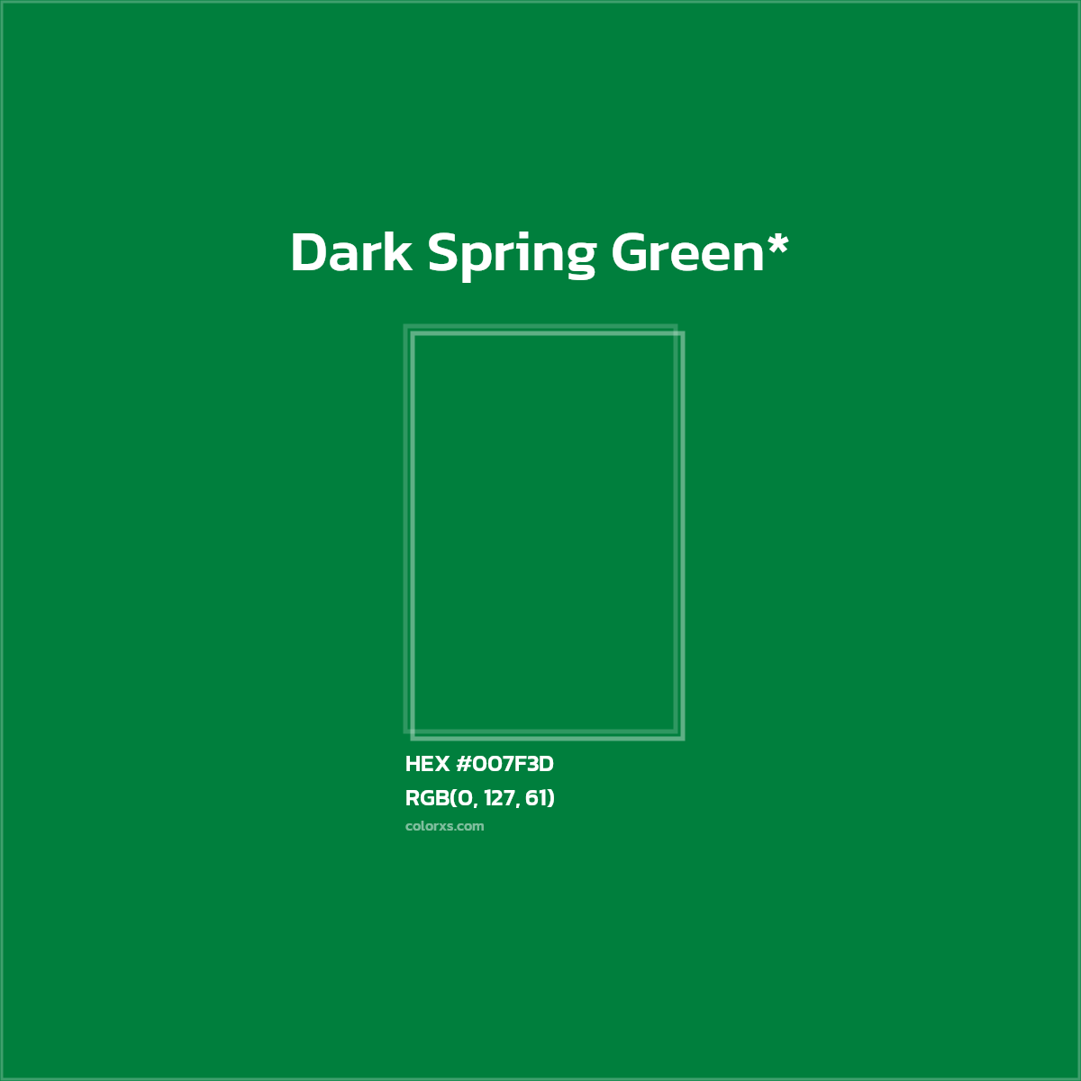 HEX #007F3D Color Name, Color Code, Palettes, Similar Paints, Images