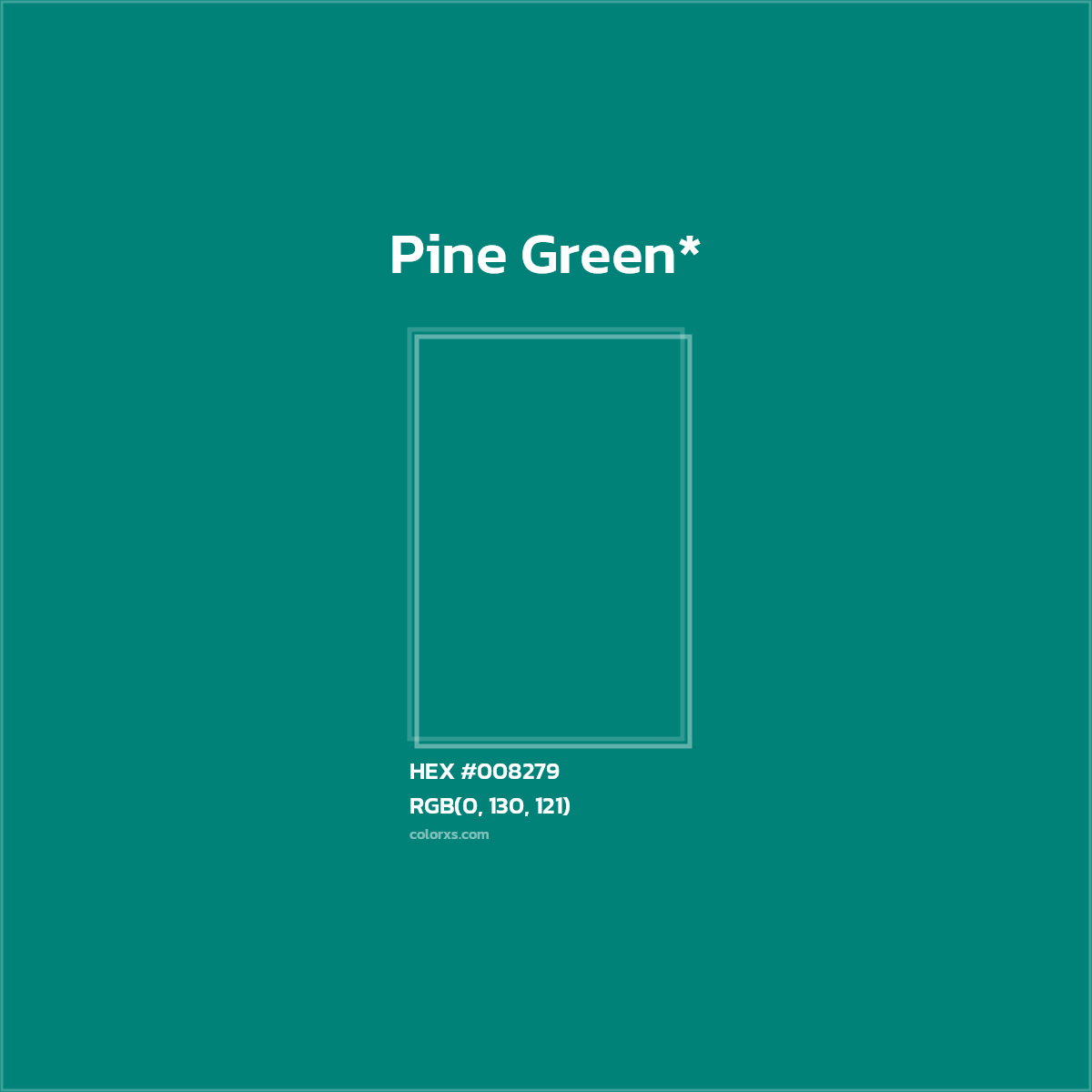 HEX #008279 Color Name, Color Code, Palettes, Similar Paints, Images