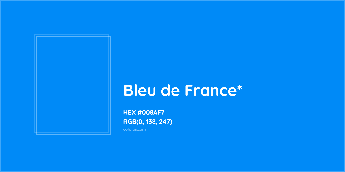 HEX #008AF7 Color Name, Color Code, Palettes, Similar Paints, Images
