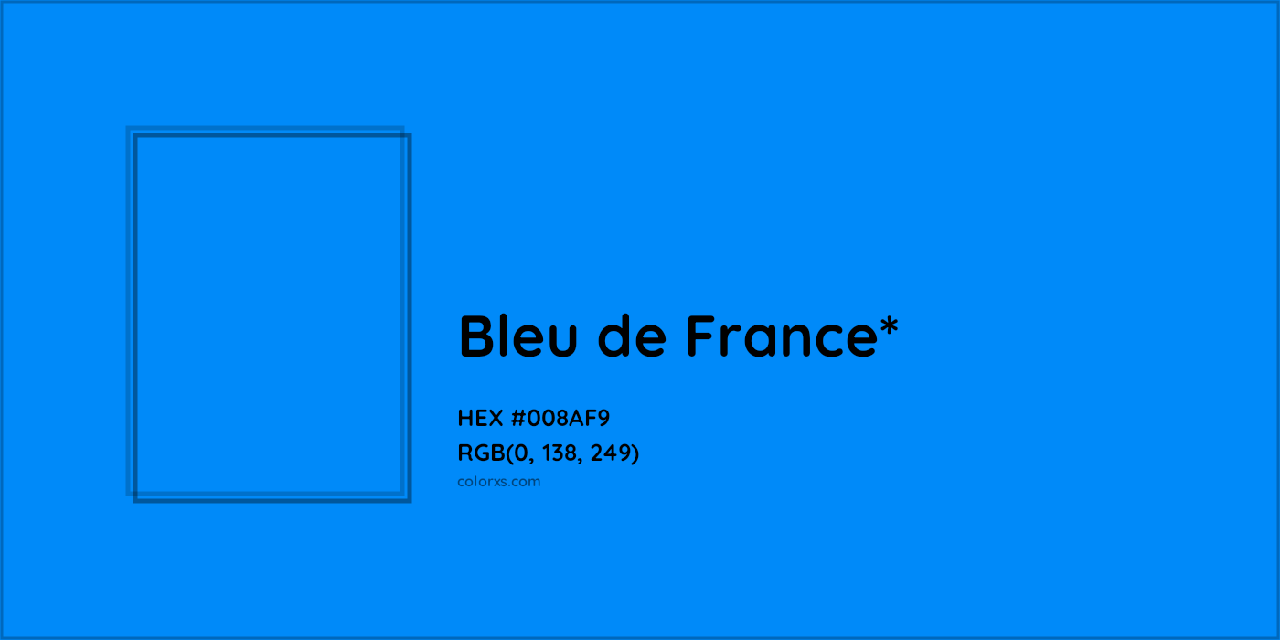 HEX #008AF9 Color Name, Color Code, Palettes, Similar Paints, Images