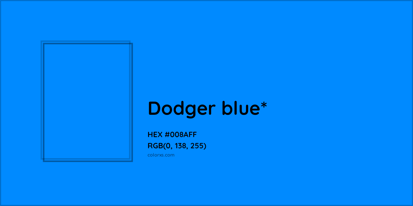 HEX #008AFF Color Name, Color Code, Palettes, Similar Paints, Images