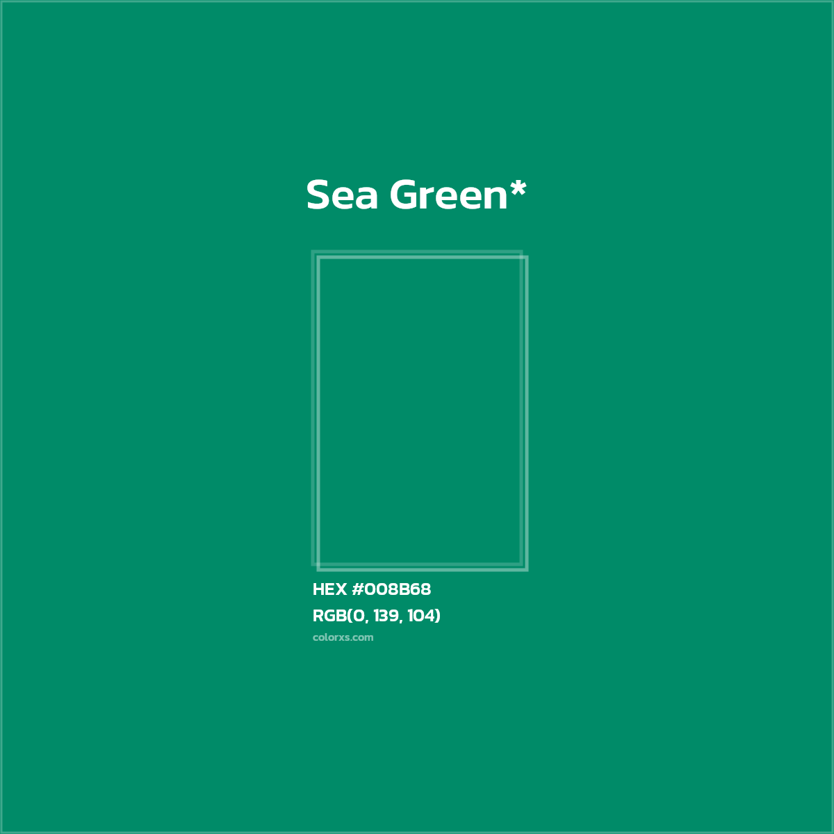 HEX #008B68 Color Name, Color Code, Palettes, Similar Paints, Images
