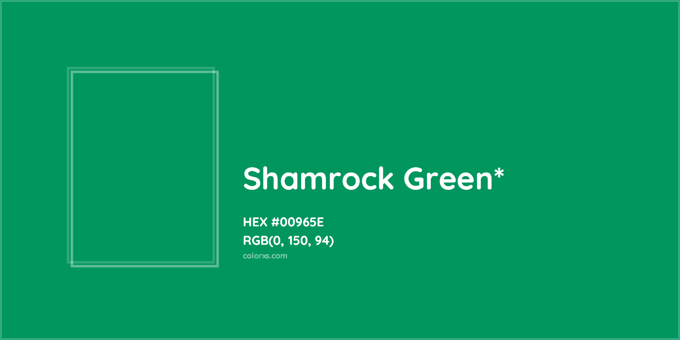 HEX #00965E Color Name, Color Code, Palettes, Similar Paints, Images