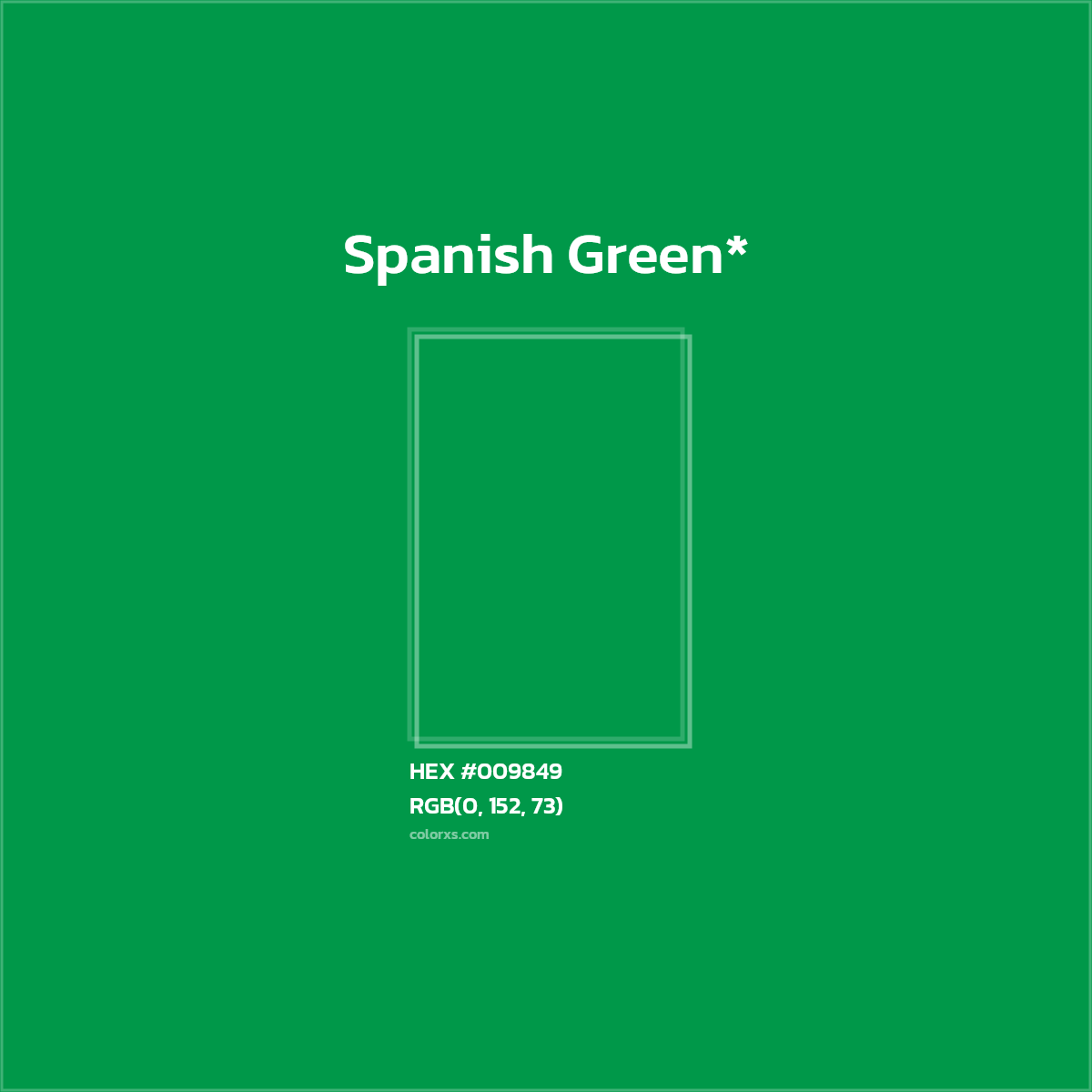 HEX #009849 Color Name, Color Code, Palettes, Similar Paints, Images