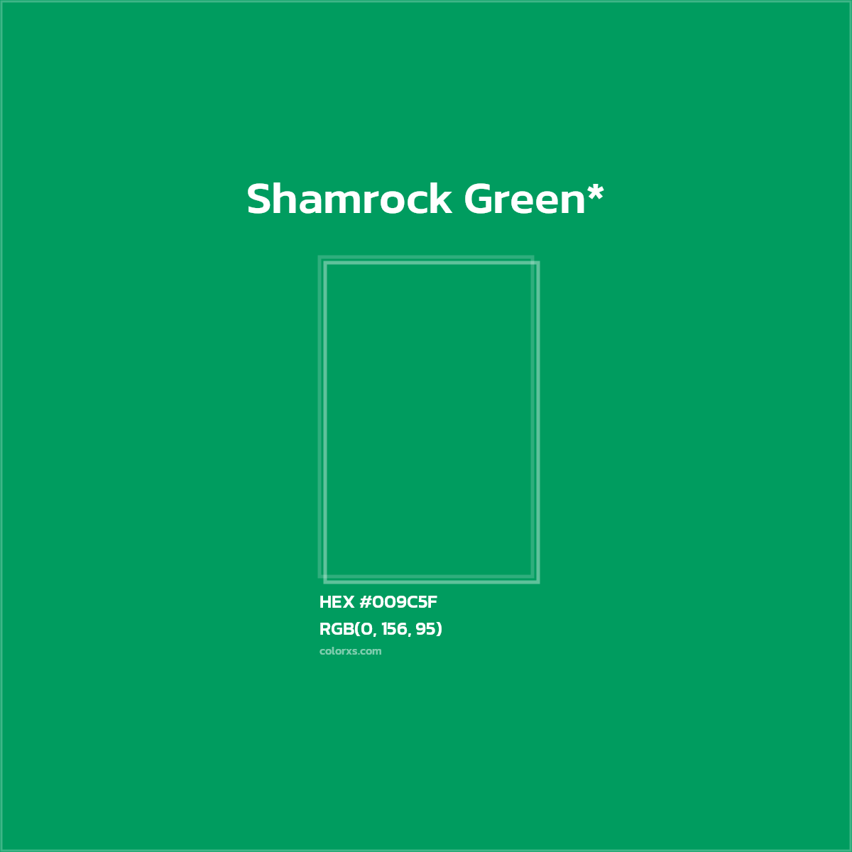 HEX #009C5F Color Name, Color Code, Palettes, Similar Paints, Images
