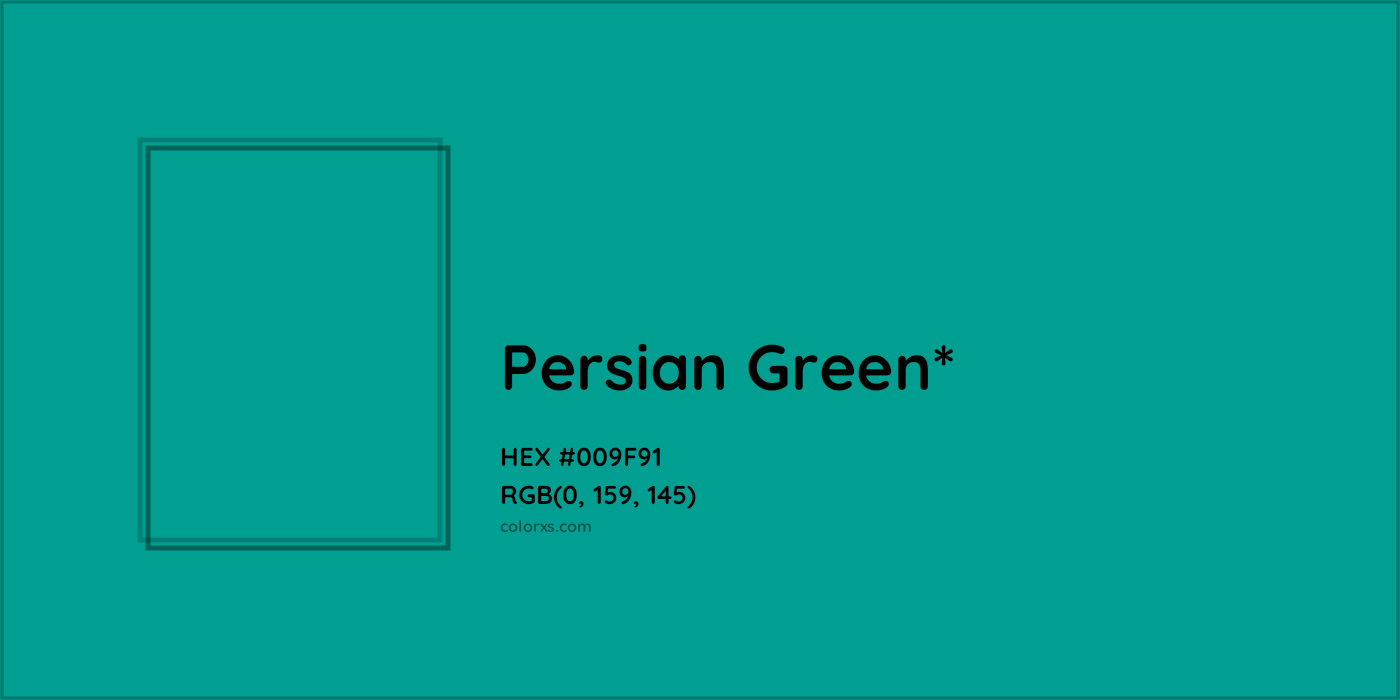 HEX #009F91 Color Name, Color Code, Palettes, Similar Paints, Images