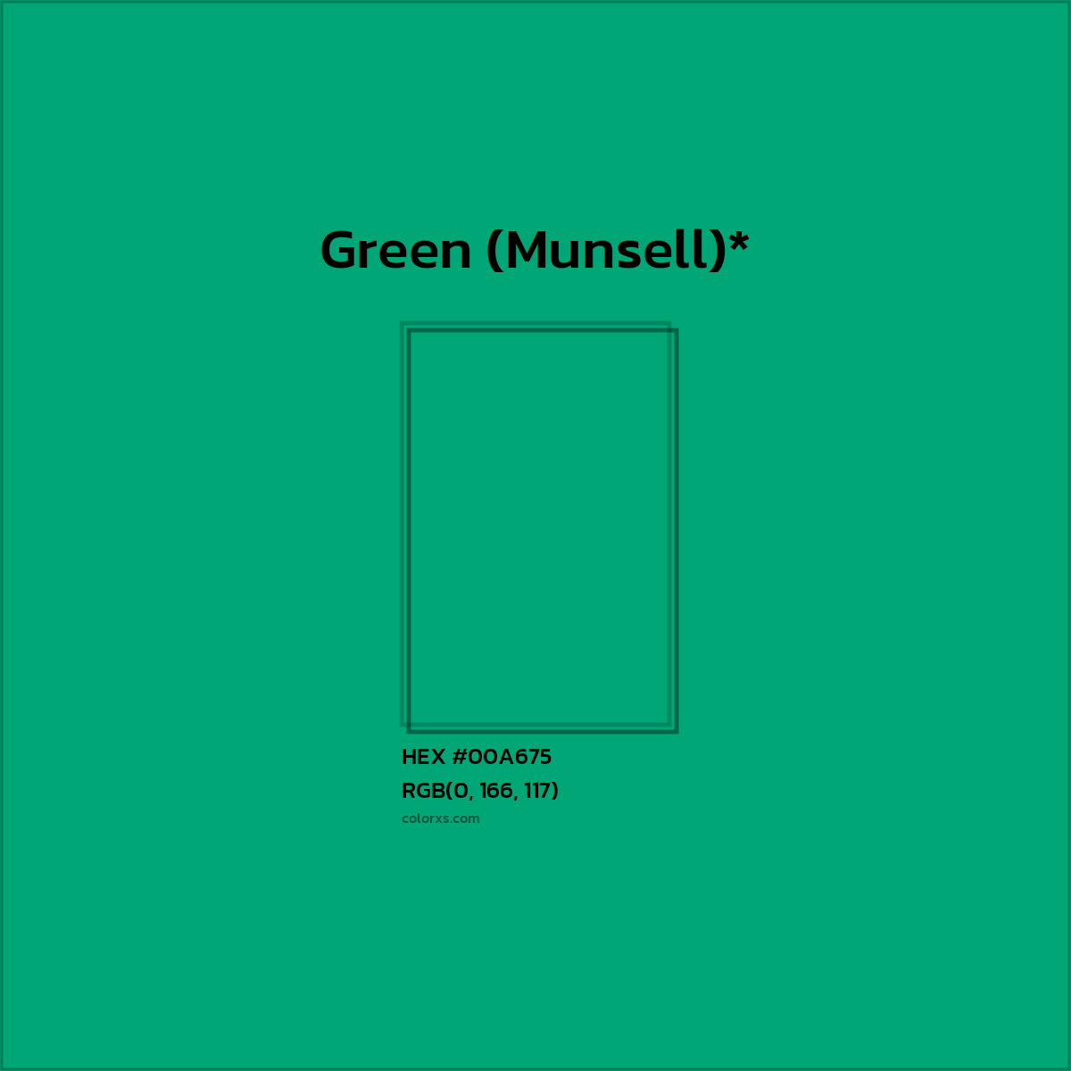 HEX #00A675 Color Name, Color Code, Palettes, Similar Paints, Images
