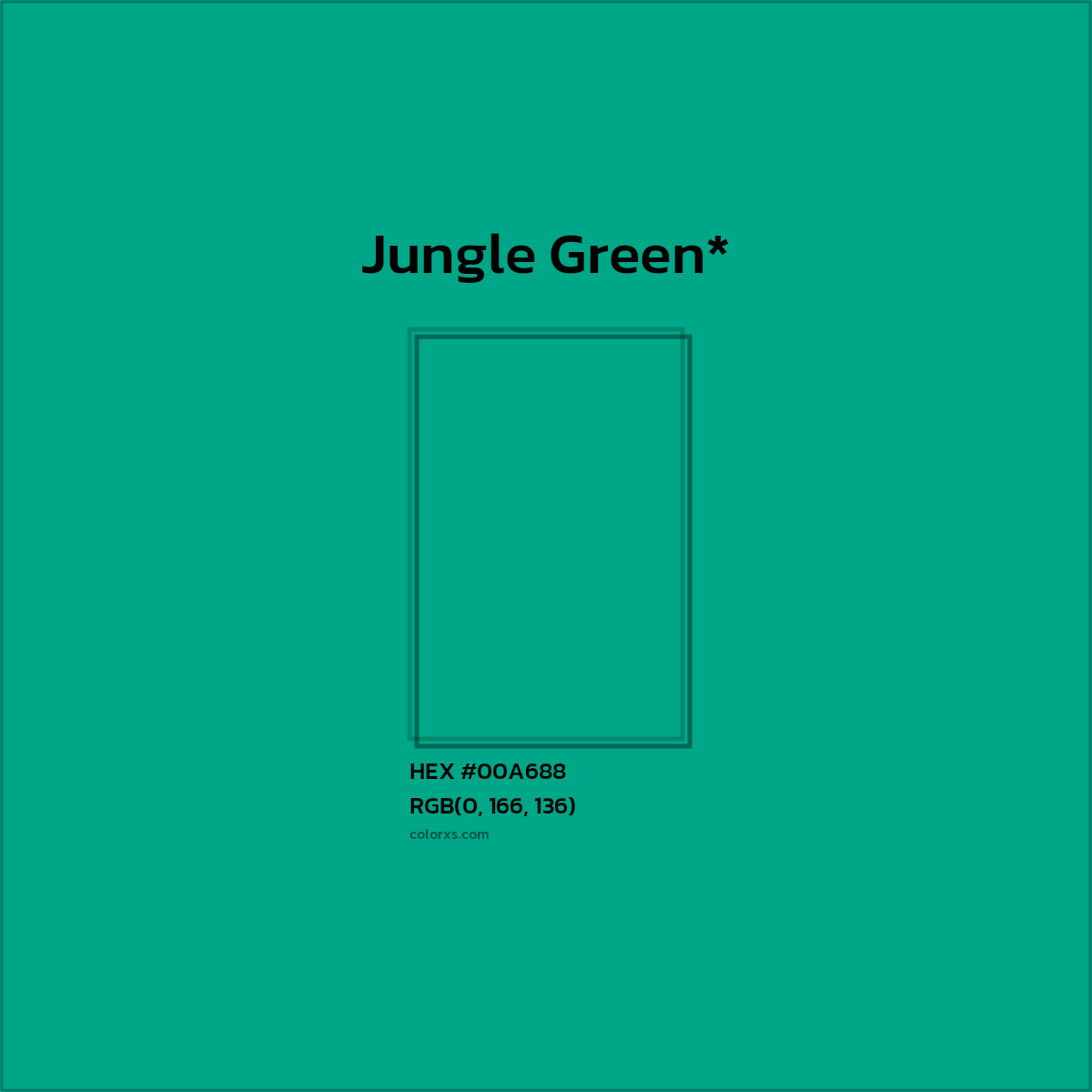 HEX #00A688 Color Name, Color Code, Palettes, Similar Paints, Images