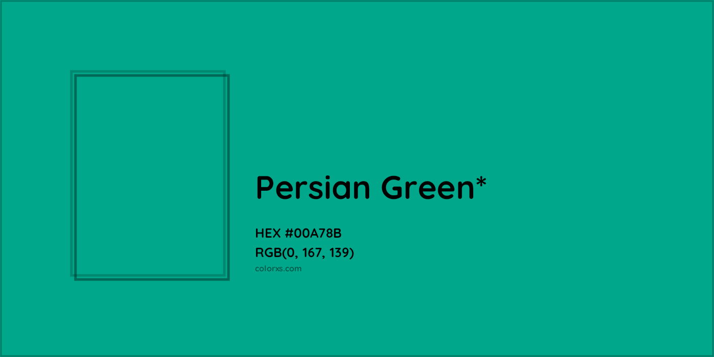 HEX #00A78B Color Name, Color Code, Palettes, Similar Paints, Images