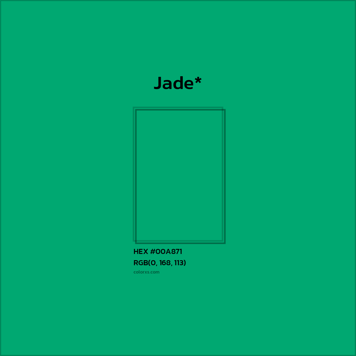 HEX #00A871 Color Name, Color Code, Palettes, Similar Paints, Images