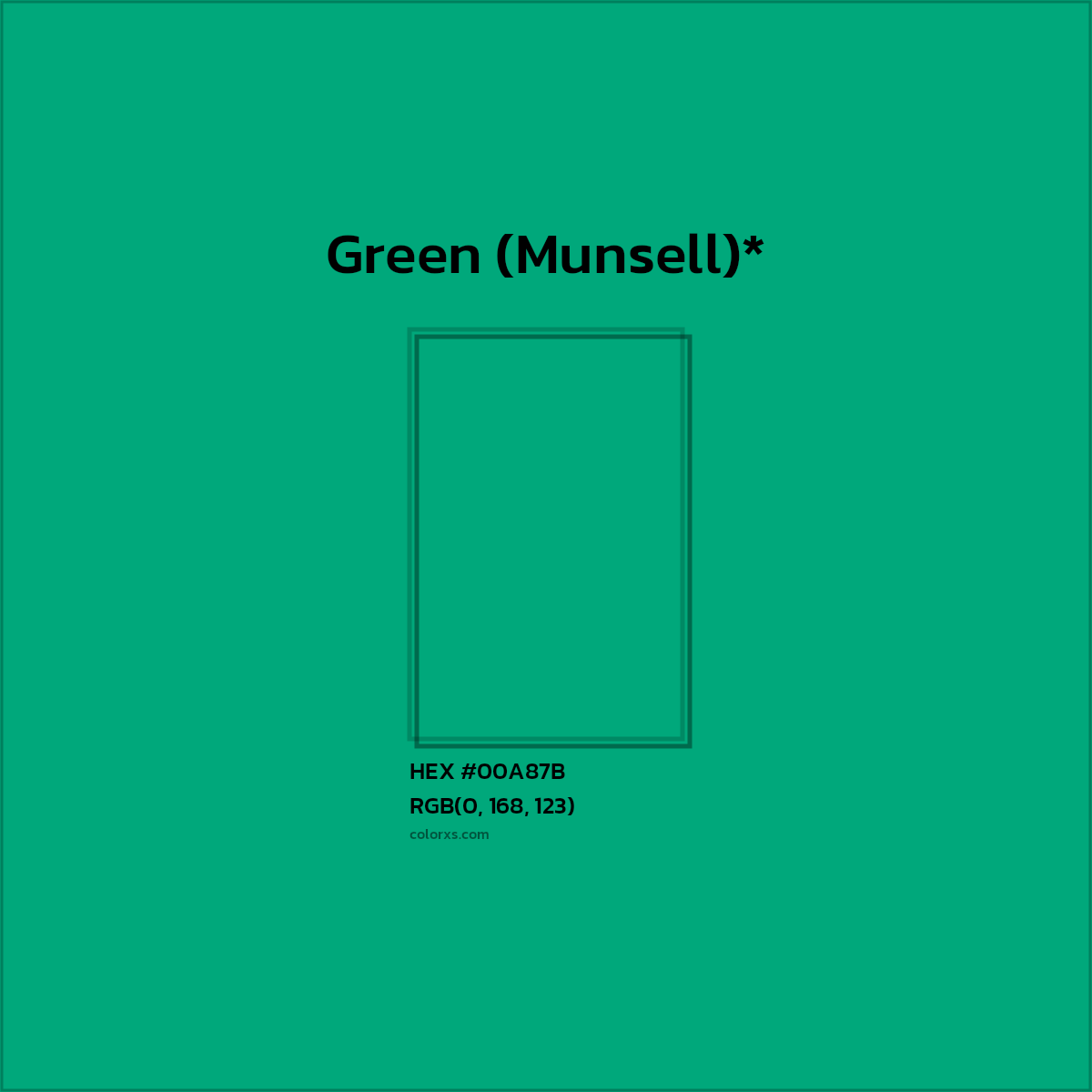 HEX #00A87B Color Name, Color Code, Palettes, Similar Paints, Images