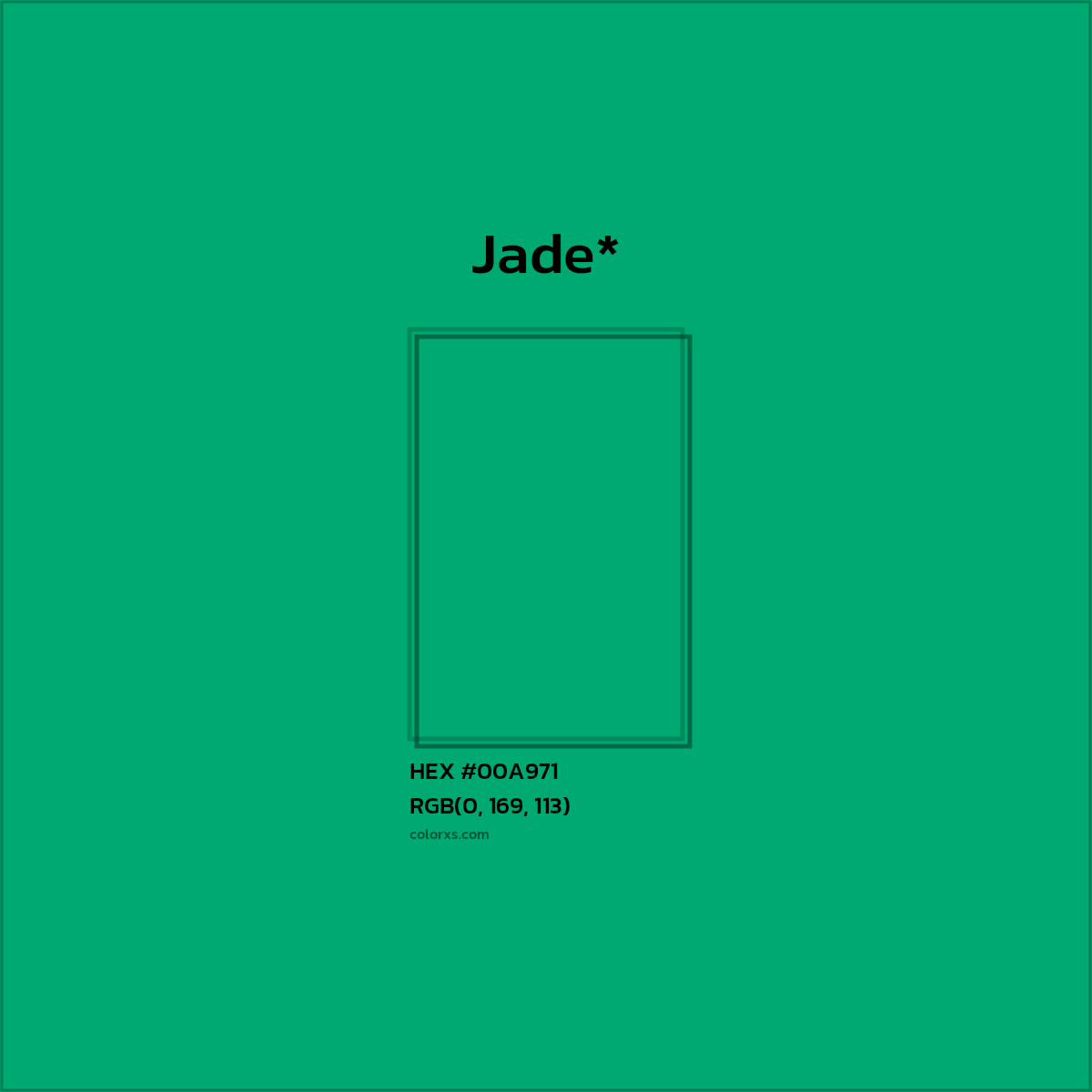 HEX #00A971 Color Name, Color Code, Palettes, Similar Paints, Images