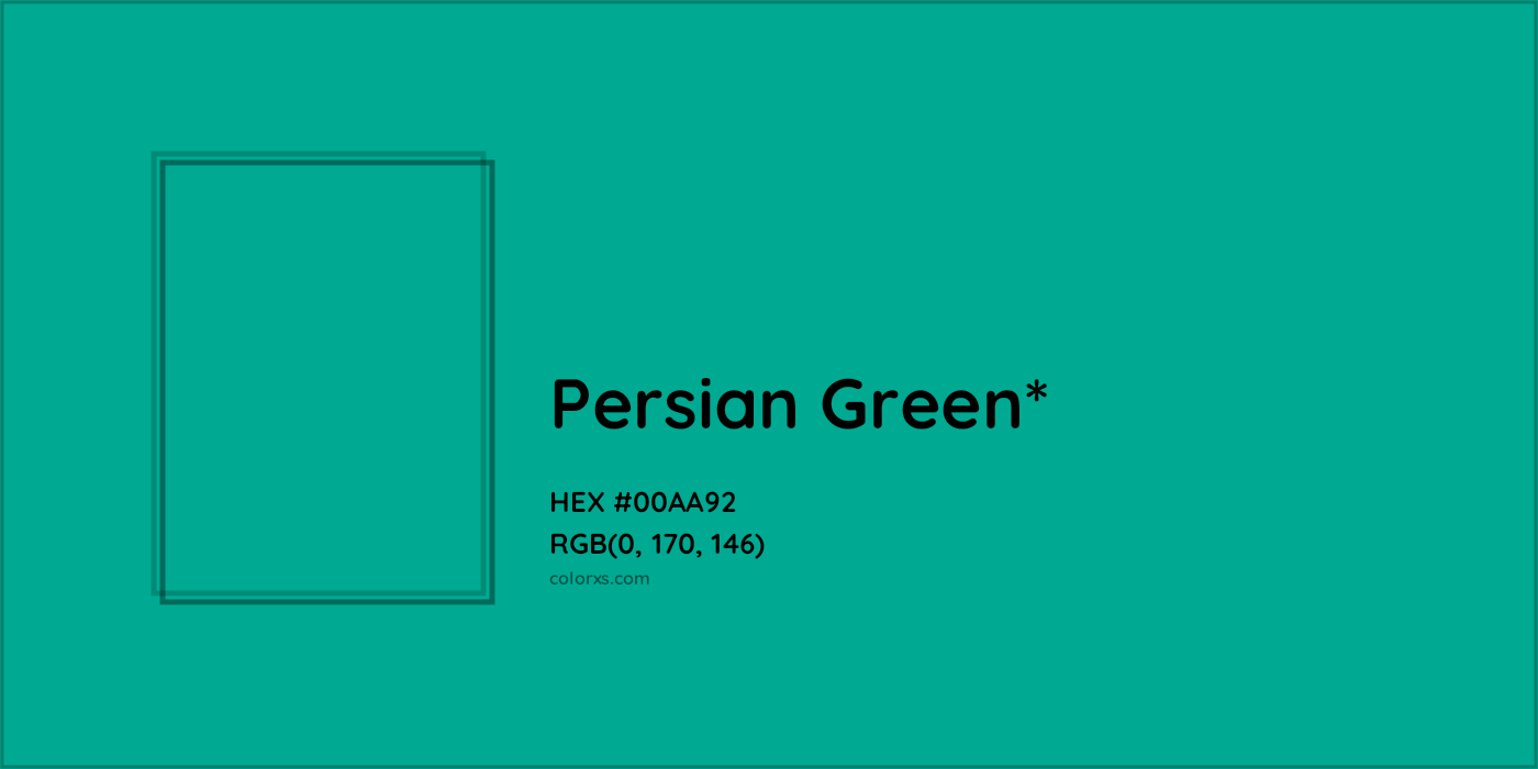 HEX #00AA92 Color Name, Color Code, Palettes, Similar Paints, Images