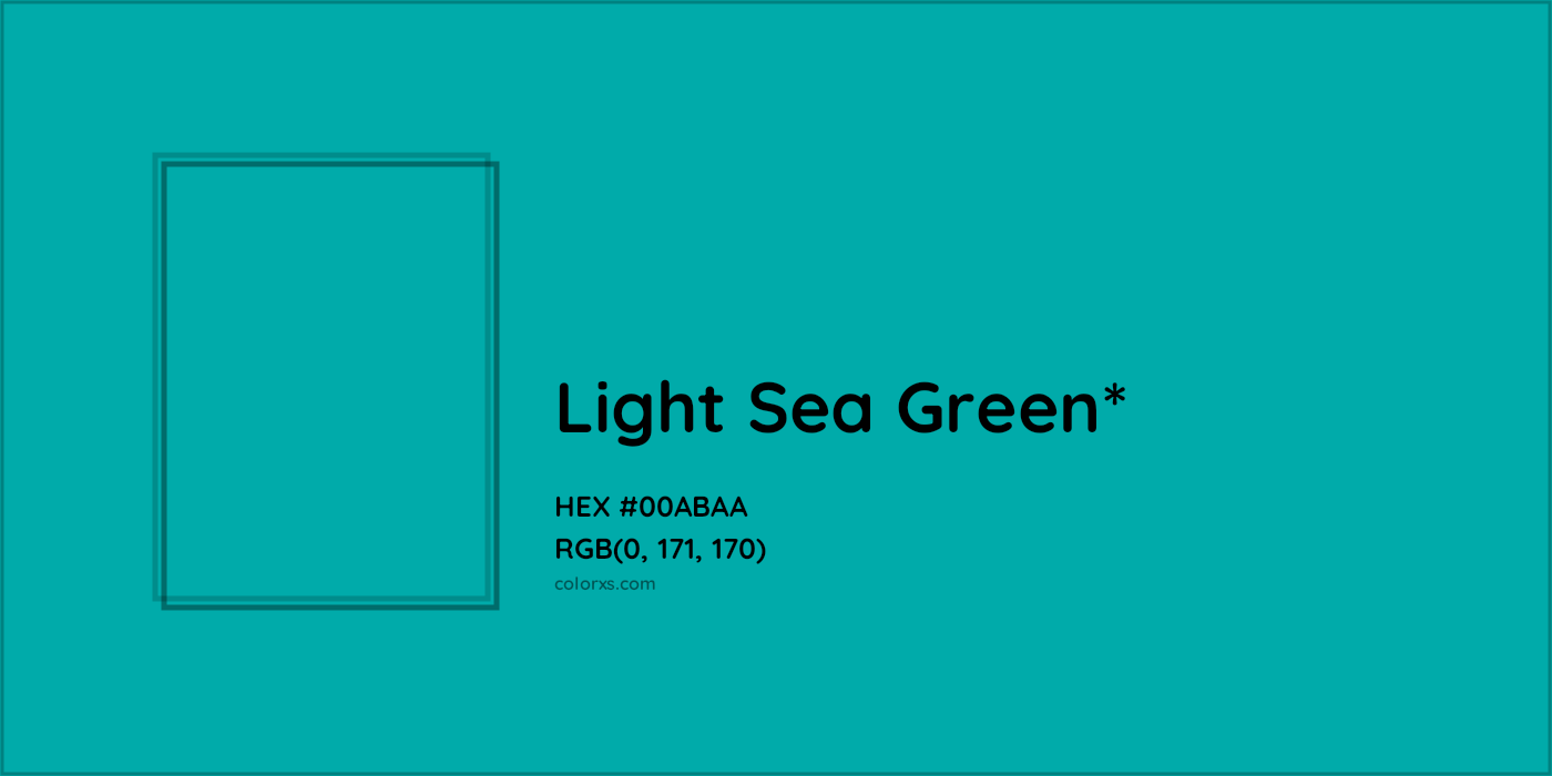 HEX #00ABAA Color Name, Color Code, Palettes, Similar Paints, Images