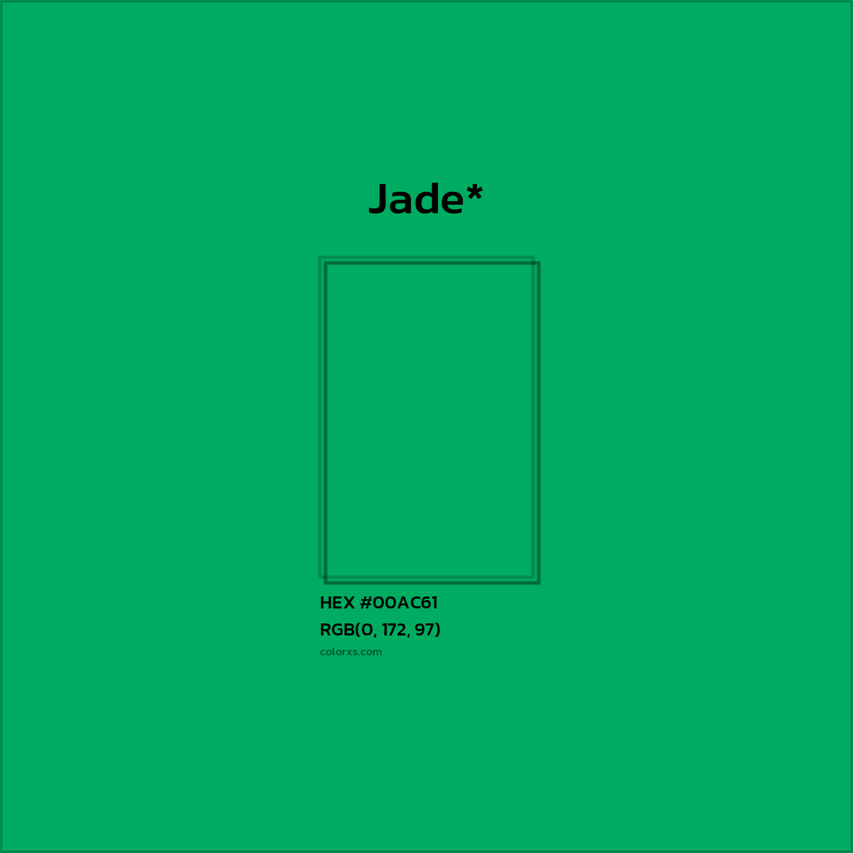 HEX #00AC61 Color Name, Color Code, Palettes, Similar Paints, Images