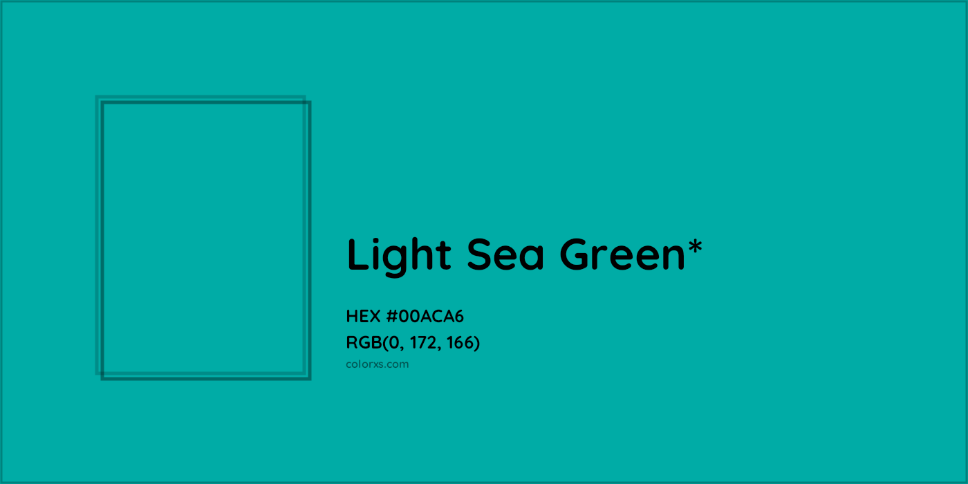 HEX #00ACA6 Color Name, Color Code, Palettes, Similar Paints, Images