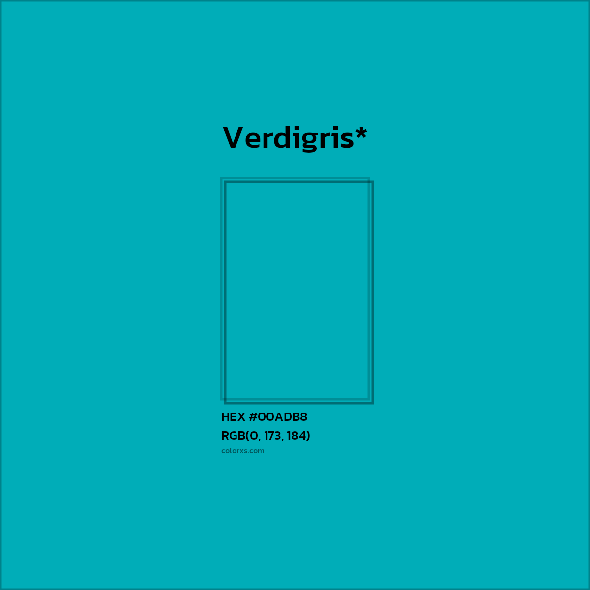 HEX #00ADB8 Color Name, Color Code, Palettes, Similar Paints, Images