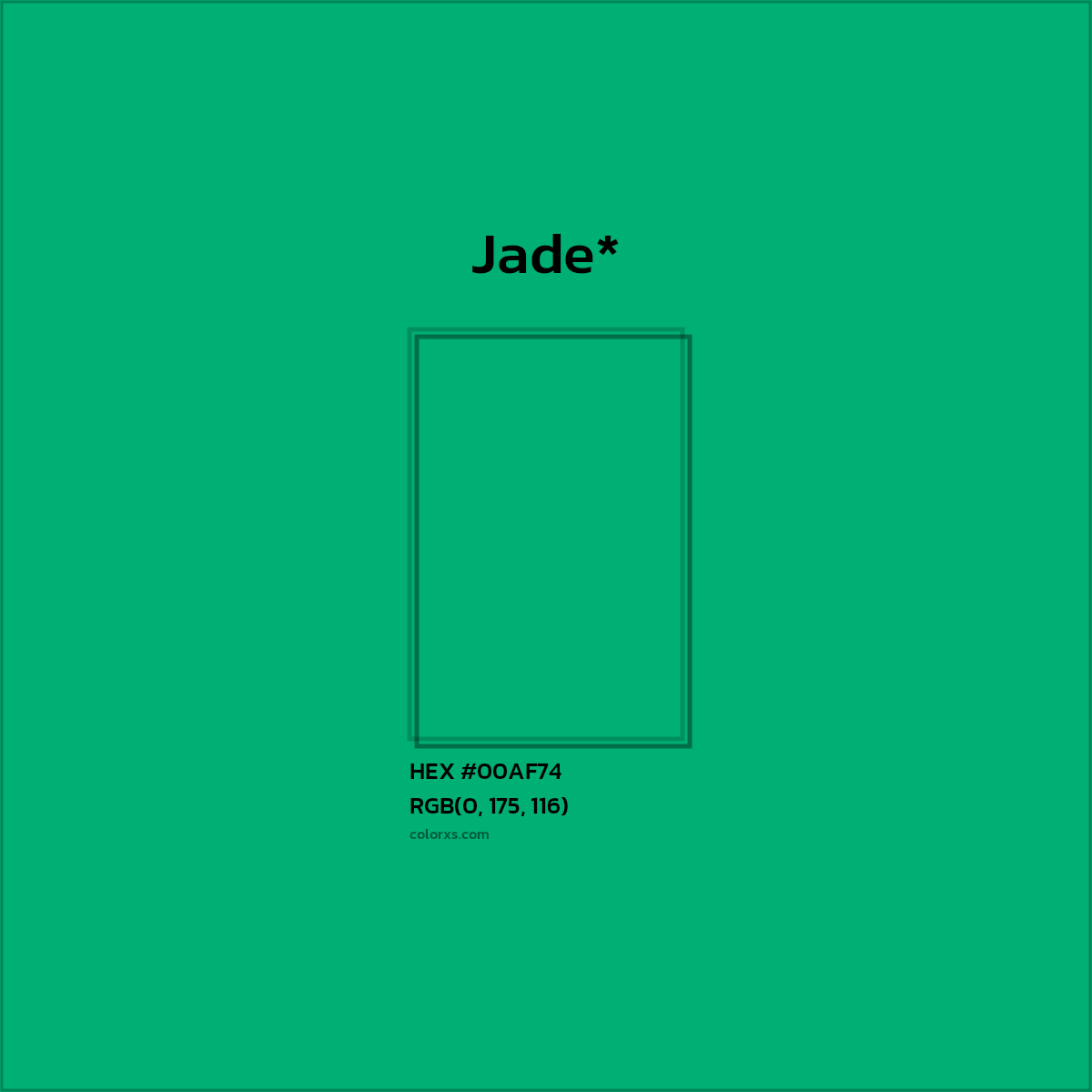 HEX #00AF74 Color Name, Color Code, Palettes, Similar Paints, Images