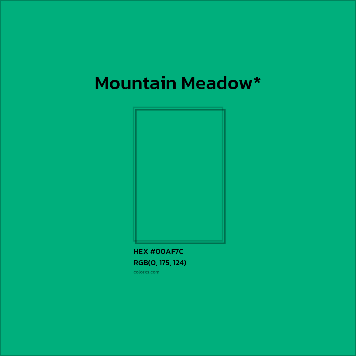 HEX #00AF7C Color Name, Color Code, Palettes, Similar Paints, Images