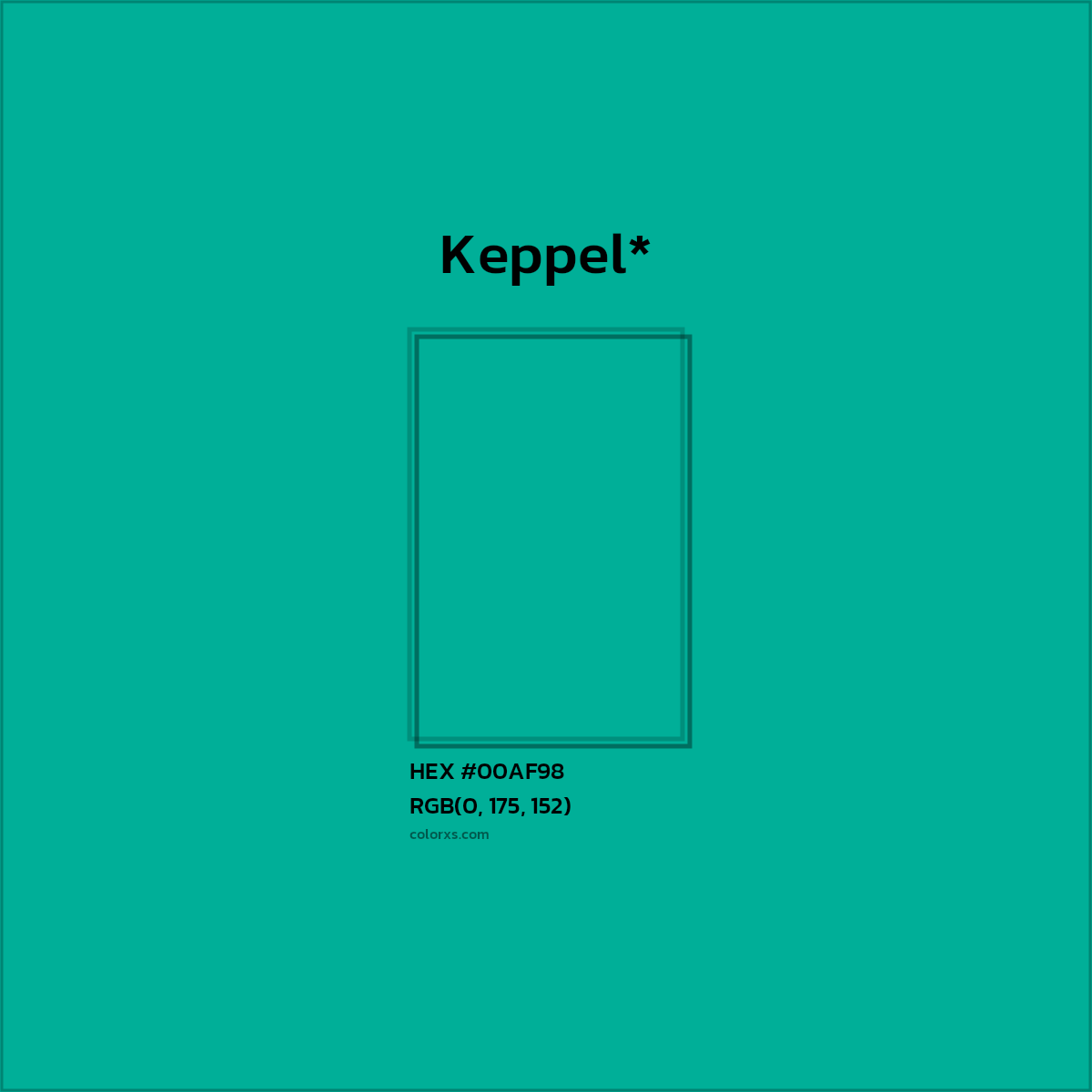 HEX #00AF98 Color Name, Color Code, Palettes, Similar Paints, Images