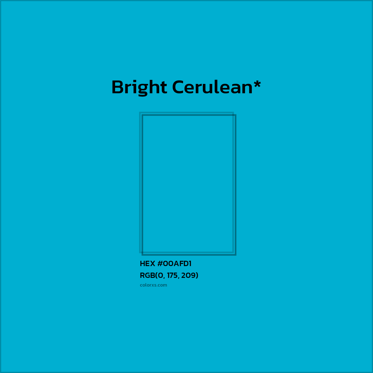 HEX #00AFD1 Color Name, Color Code, Palettes, Similar Paints, Images