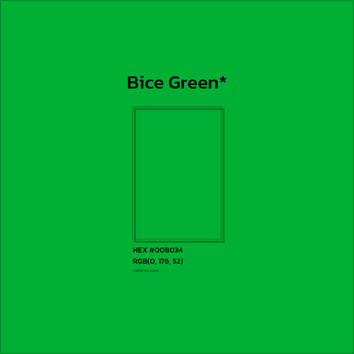 HEX #00B034 Color Name, Color Code, Palettes, Similar Paints, Images