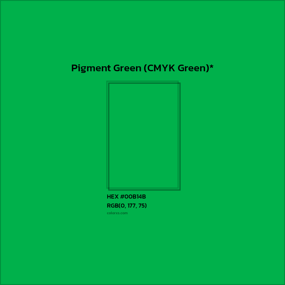 HEX #00B14B Color Name, Color Code, Palettes, Similar Paints, Images