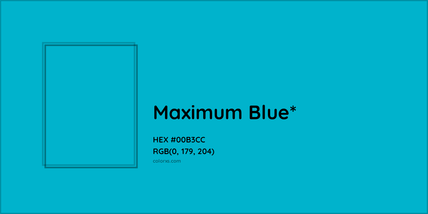 HEX #00B3CC Color Name, Color Code, Palettes, Similar Paints, Images