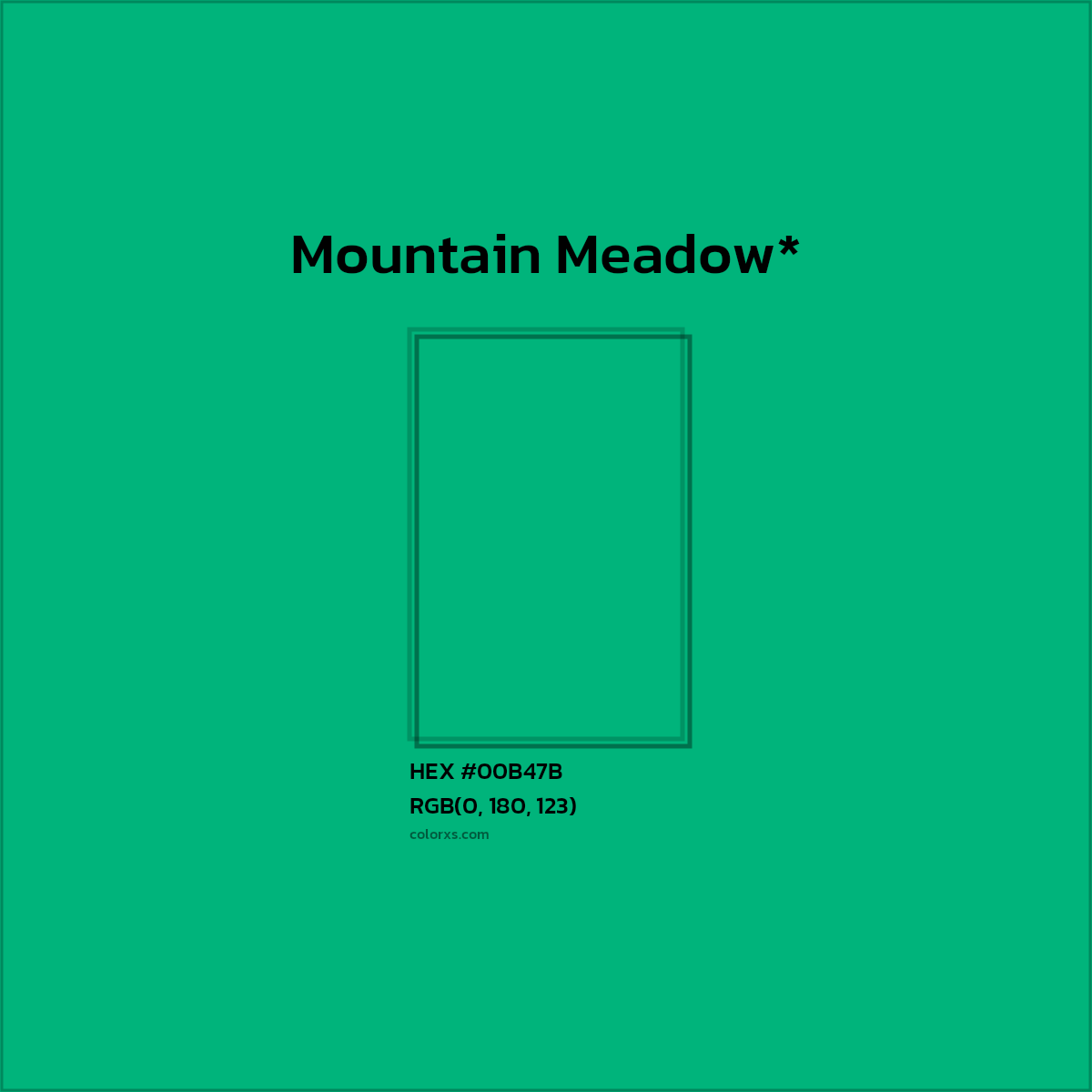 HEX #00B47B Color Name, Color Code, Palettes, Similar Paints, Images