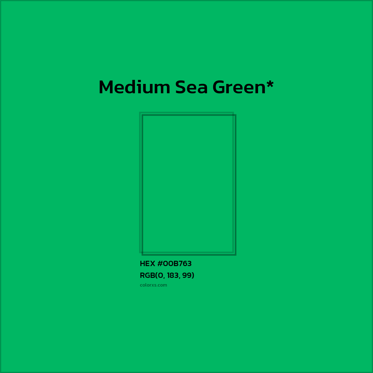 HEX #00B763 Color Name, Color Code, Palettes, Similar Paints, Images