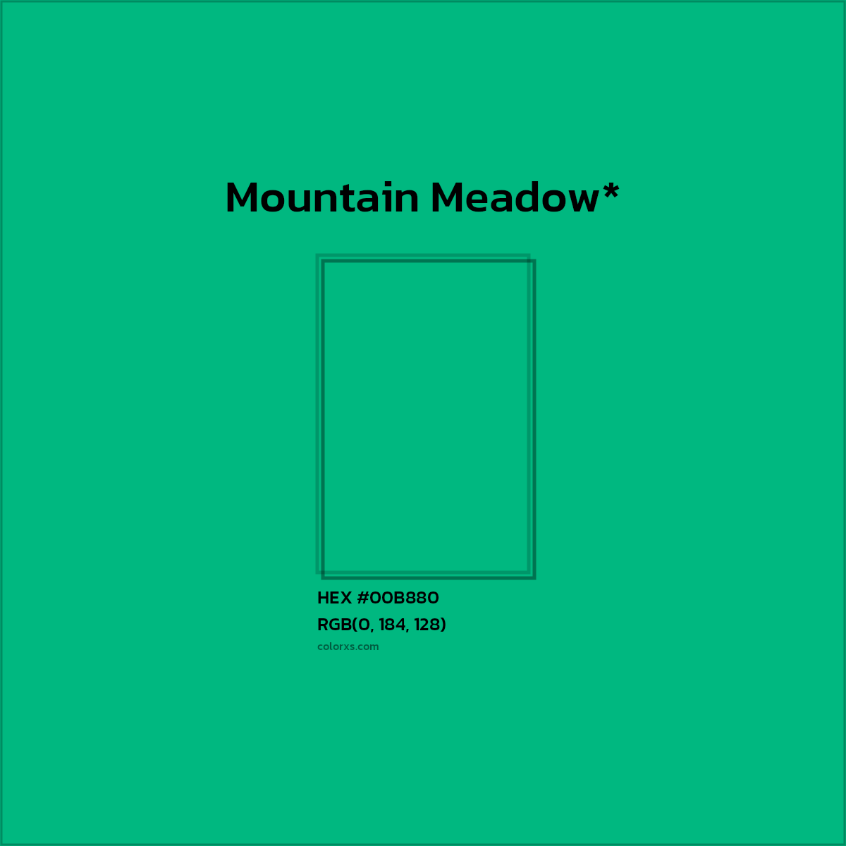 HEX #00B880 Color Name, Color Code, Palettes, Similar Paints, Images